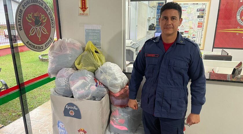 Campanha do Agasalho do Corpo de Bombeiros segue até dia 14 de julho