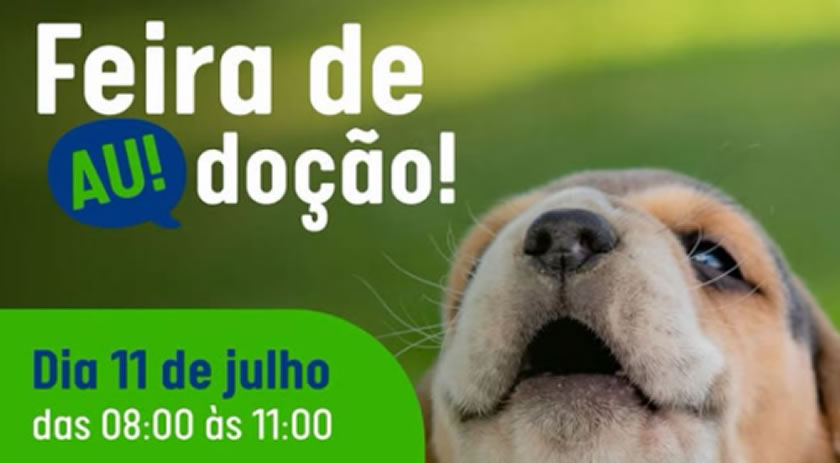 Feira de adoção de animais será realizada neste sábado