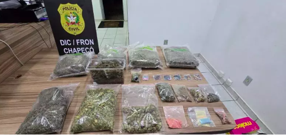 'Público elitizado' comprava drogas de traficante preso no Oeste de SC