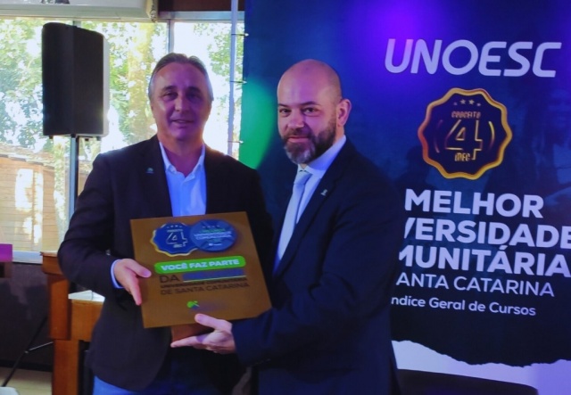 Unoesc São Miguel realiza cerimônia posse de novos coordenadores de curso e celebra conquistas acadêmicas