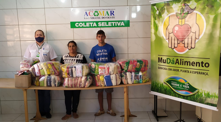 Afubra de São Miguel do Oeste encerra Campanha MuDáAlimento