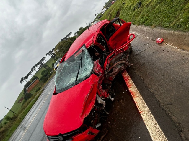 Motorista da Saúde de Maravilha auxilia em resgate de vítima grave em acidente na BR-282