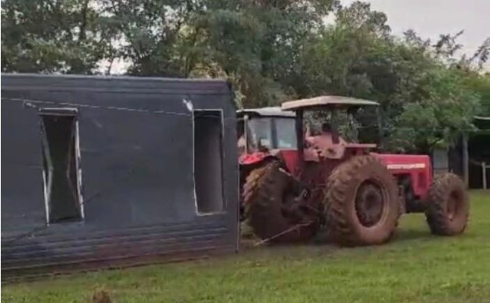 Casa do Oeste de SC é arrastada por 350 km após enchente no Rio Uruguai