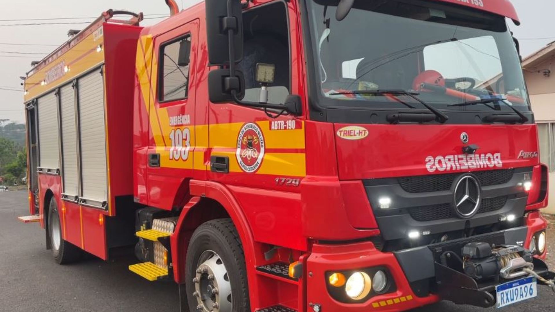 Princípio de incêndio é registrado em Madeireira na Linha São Pedro Tobias