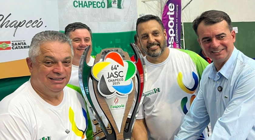 Chapecó conquista título inédito dos Jogos Abertos de Santa Catarina em casa