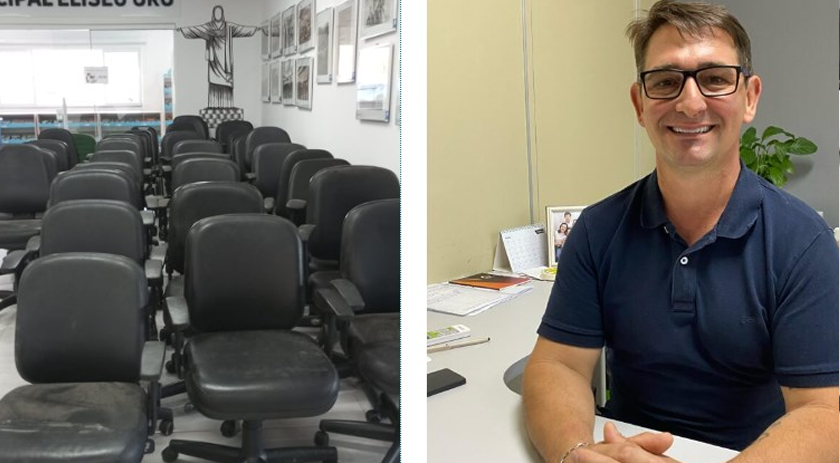 Município recebe doação de cadeiras e computadores da Alesc