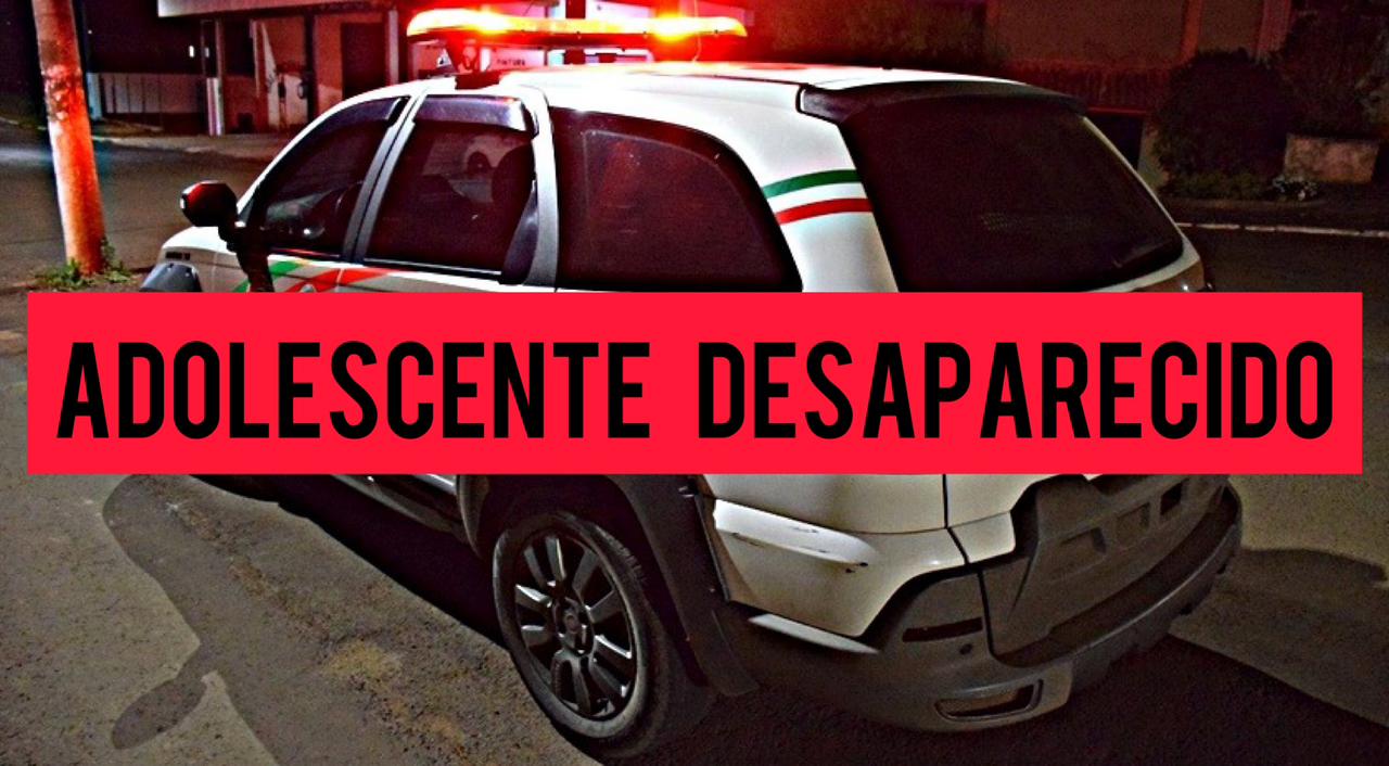 Adolescente de 15 anos está desaparecido em São Miguel do Oeste
