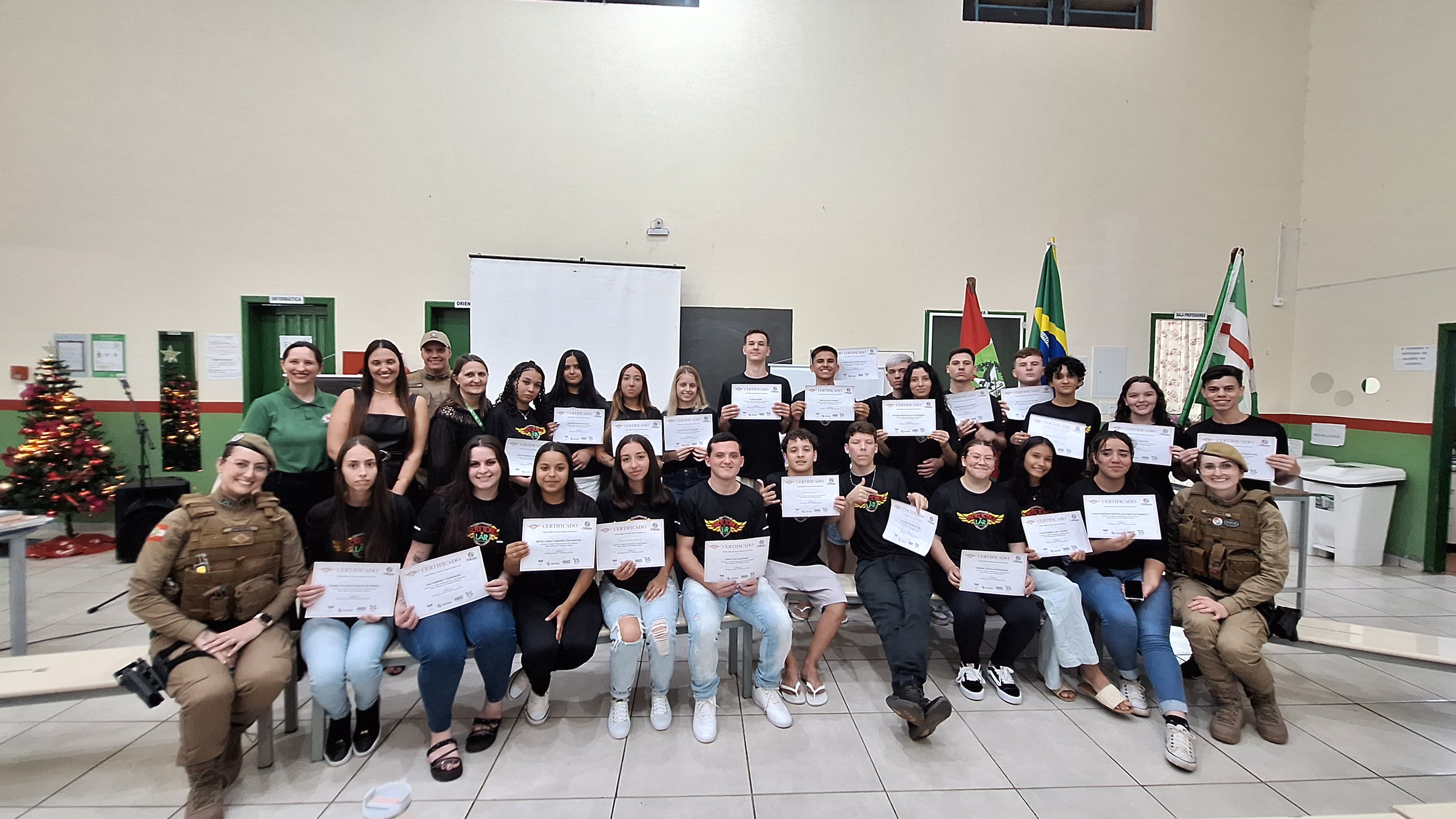 Polícia Militar forma as duas últimas turmas do Programa Protetores do Lar de 2024