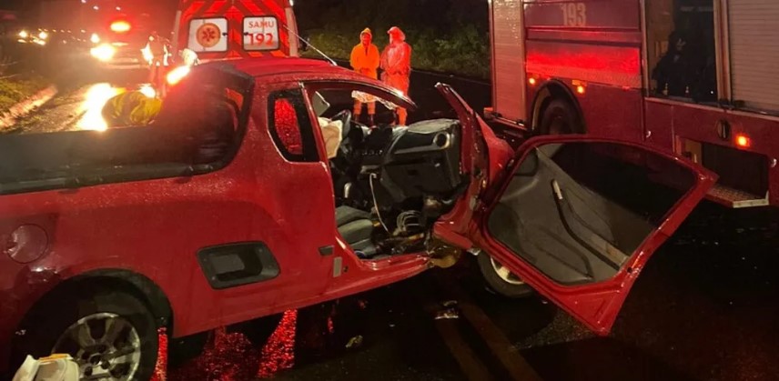 Condutor fica gravemente ferido em acidente na SC-157