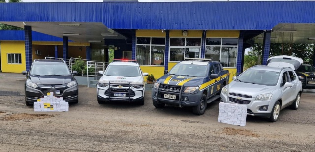 PRF e PM apreendem 170 celulares importados ilegalmente