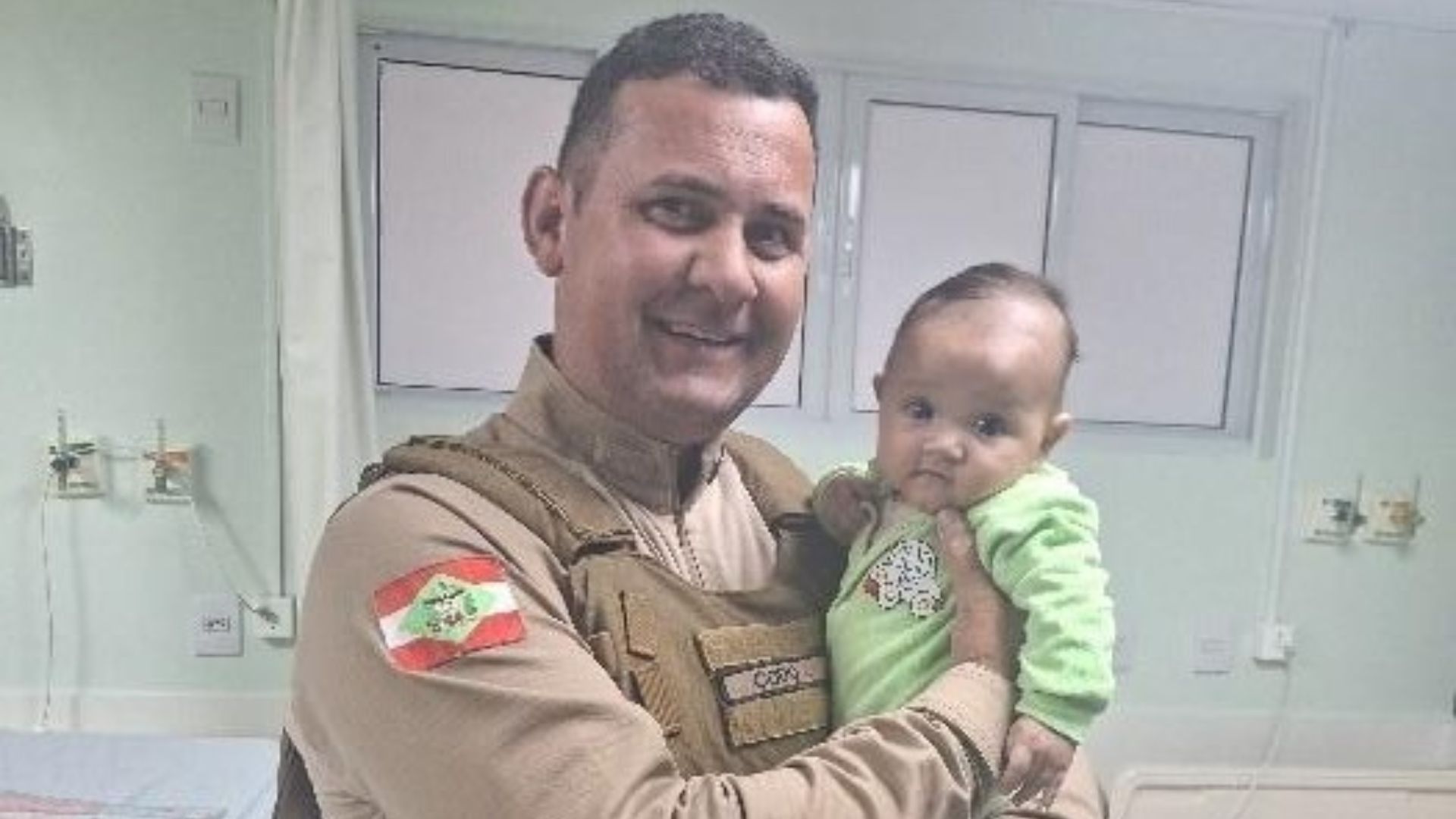 Polícia Militar salva bebê de 15 semanas que apresentava sinais de engasgamento