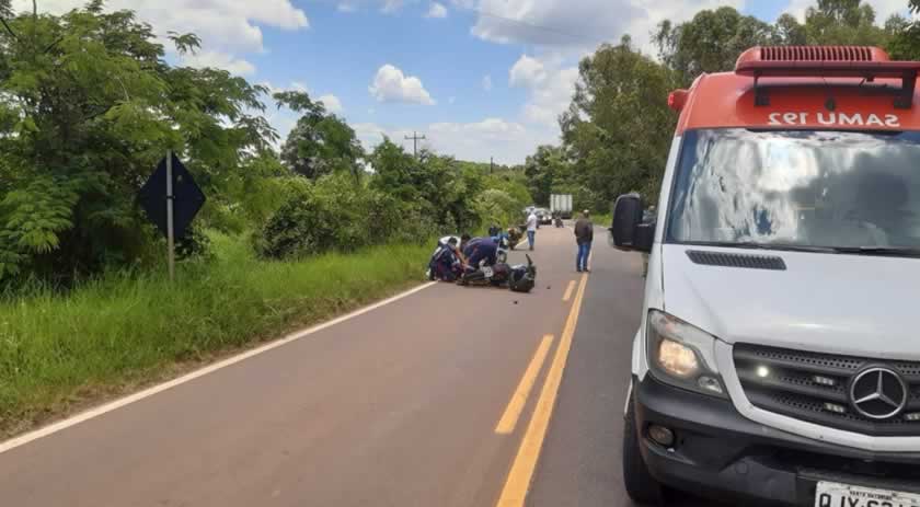 Acidente deixa duas pessoas gravemente feridas na SC 492, entre SMO e Bandeirante