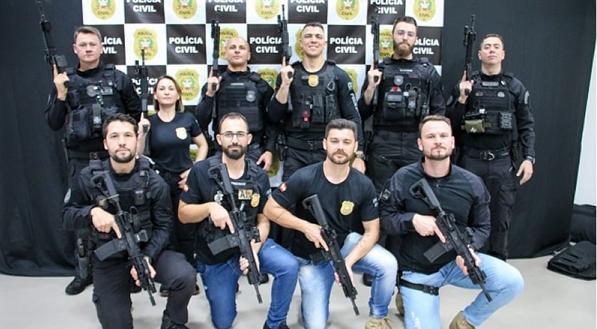 Polícia Civil recebe 10 fuzis israelenses
