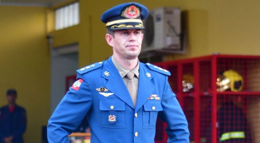Tenente-coronel Eidt deixa o comando do 12º BBM, de São Miguel do Oeste