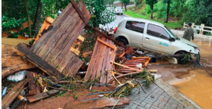 Quilombo está entre os municípios mais afetados pelas chuvas no Oeste