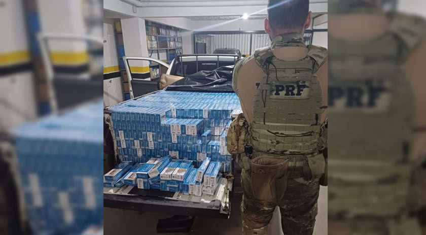 Carga com 26 mil maços de cigarros paraguaios é apreendida em SC