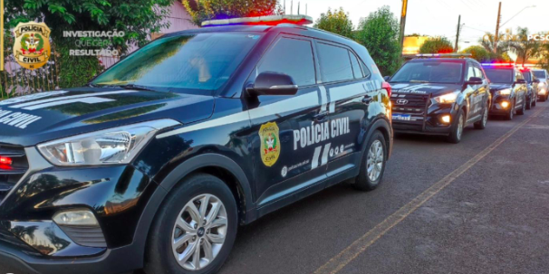 Operação policial em Pinhalzinho combate o tráfico de drogas