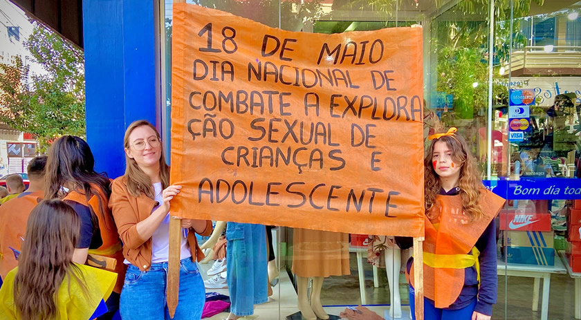 Assistência Social mobiliza comunidade em alusão ao Maio Laranja