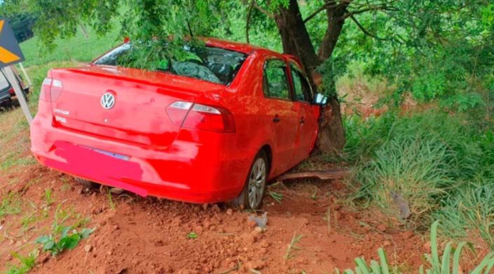 Idoso sofre acidente e fica ferido na BR 163