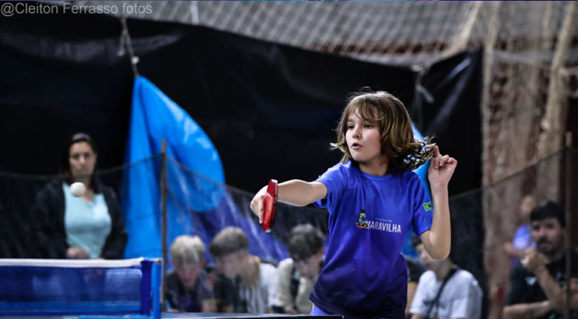 150 mesatenistas participam de competição em Maravilha