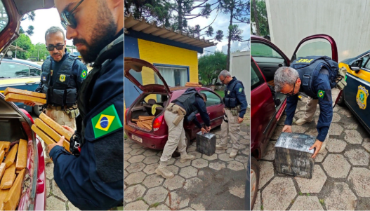 Abordagem policial termina com 120 kg de maconha apreendidos