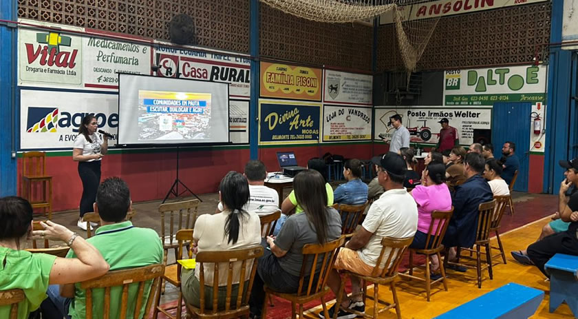 Comunidades em Pauta realiza encontro com moradores da Linha Bela União