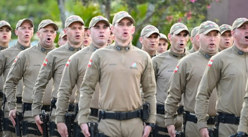 PM-SC confirma a contratação 650 policiais militares