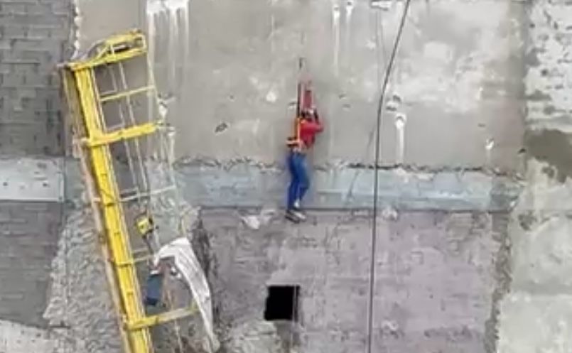 Acidente de trabalho quase termina em tragédia em Chapecó