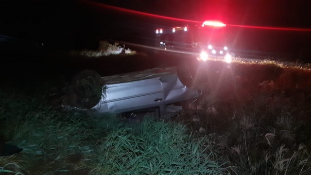 Condutor de carro sofre lesões graves em acidente