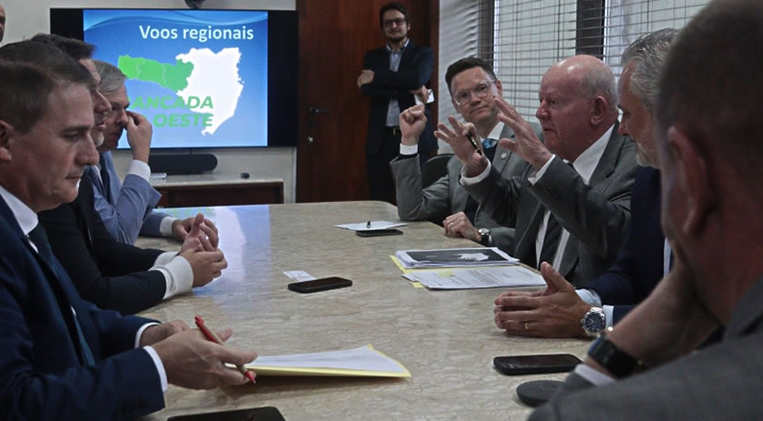 Bancada do Oeste solicita aumento de voos regionais no Estado para a Azul