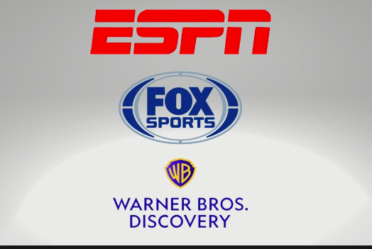 ESPN, Fox e Warner Bros. Discovery anunciam plataforma conjunta de 'streaming' esportivo