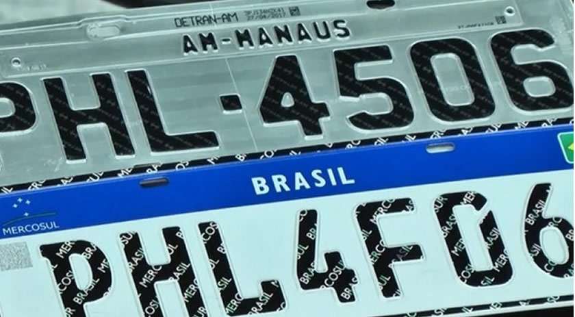 Placa Mercosul deve mudar mais uma vez para exibir cidade e estado