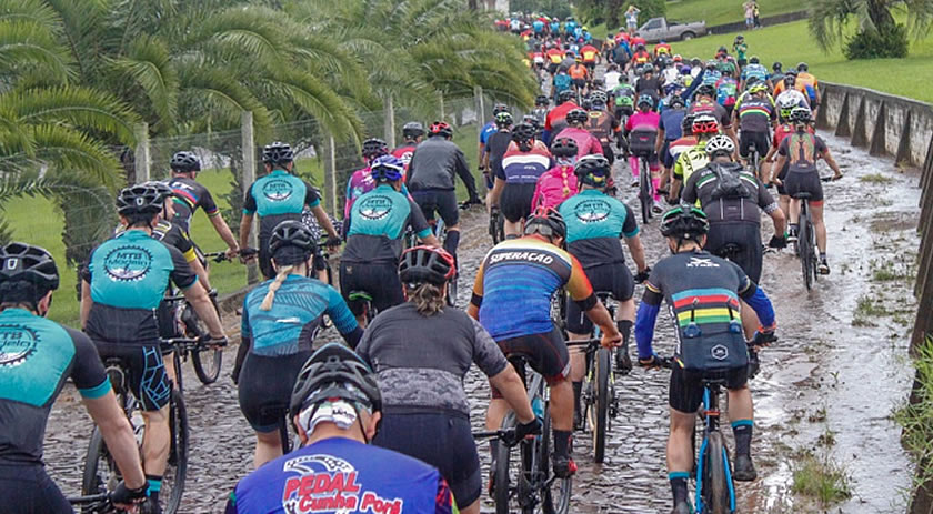 Pedala Tunápolis é realizado com 270 cicloturistas inscritos