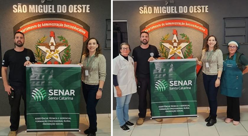 SENAR/SC capacita jovens em cumprimento de medida socioeducativa do CASE São Miguel do Oeste
