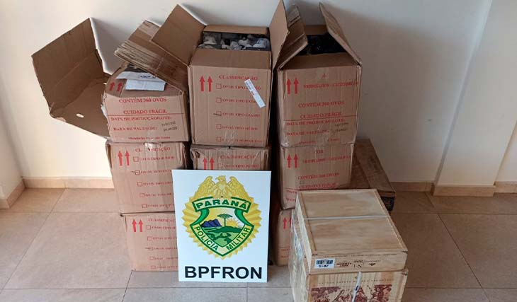 BPFRON apreende bebidas estrangeiras em Santo Antônio do Sudoeste
