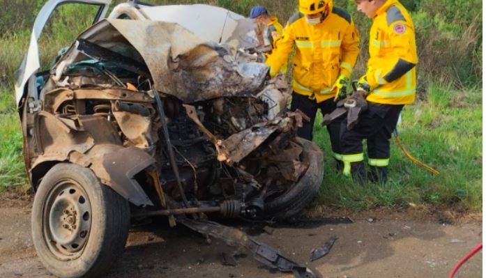 Motorista morre em colisão com caminhão de transporte de concreto
