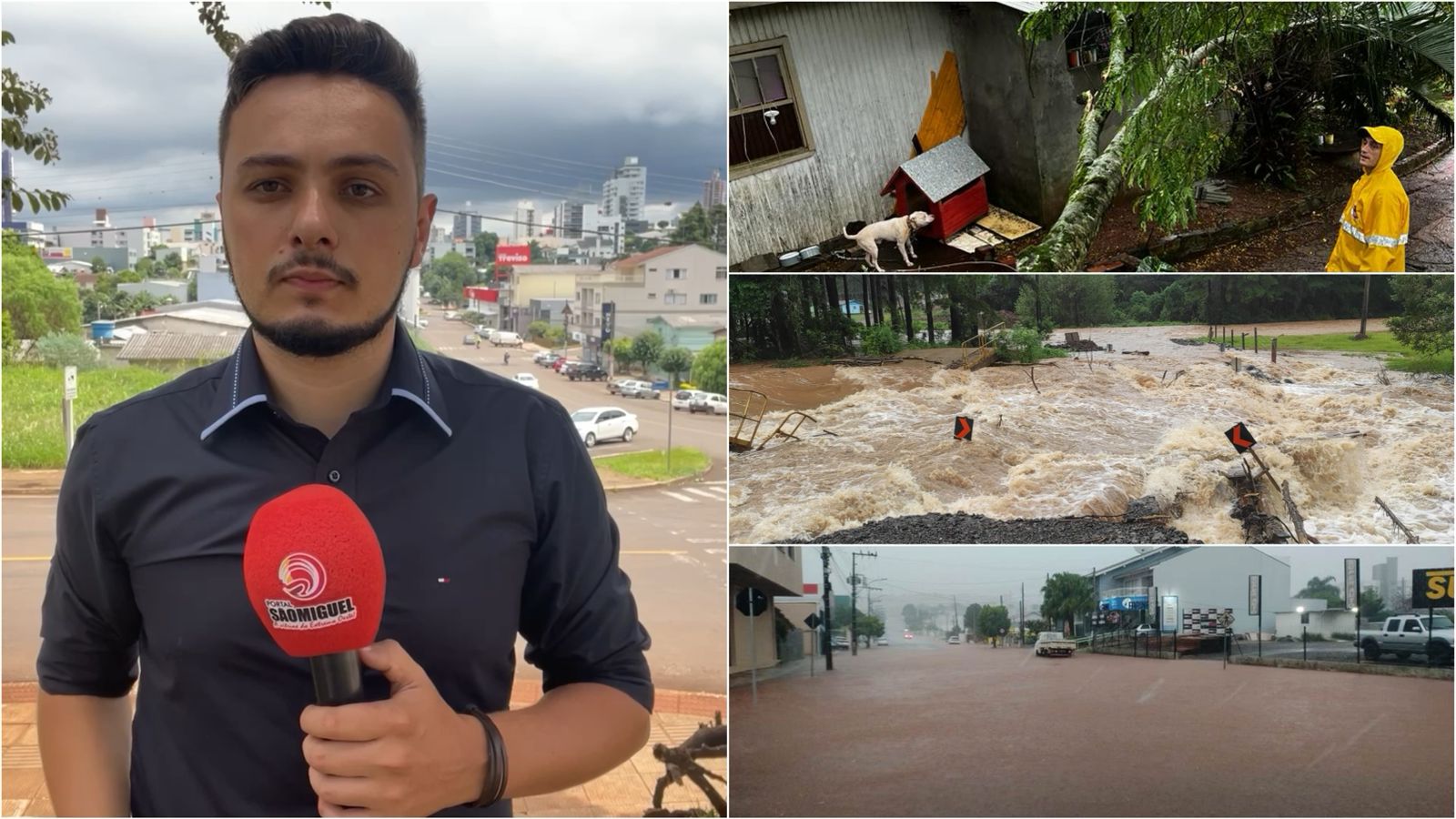 Chuva causa prejuízos em vários municípios do Oeste Catarinense