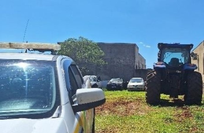Trator é recuperado após possível apropriação indébita