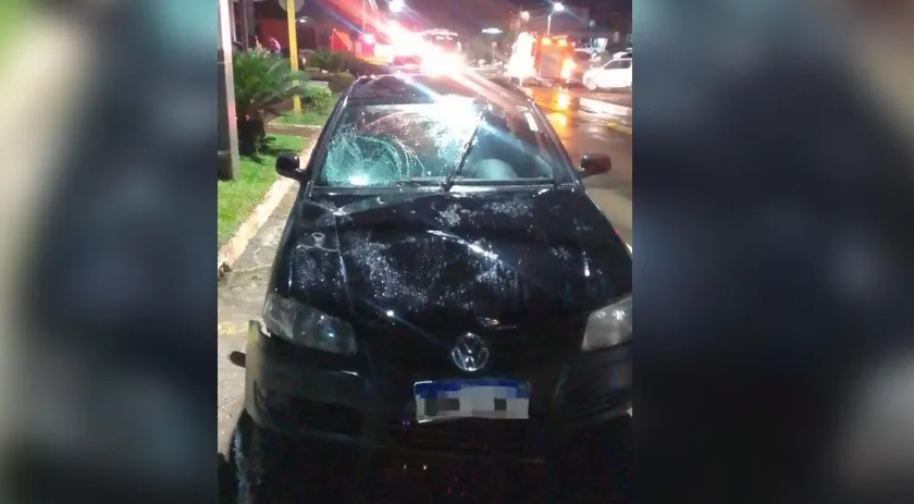Criança e homem são atropelados no Centro