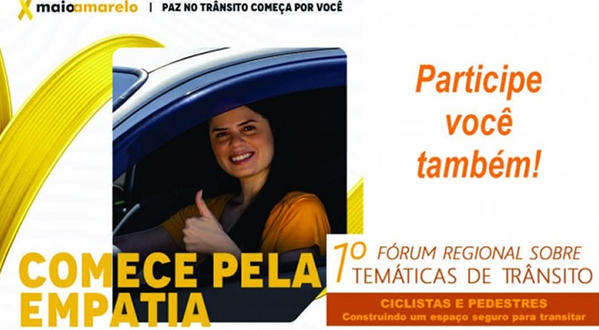 1º Fórum Regional sobre Temáticas de Trânsito será realizado
