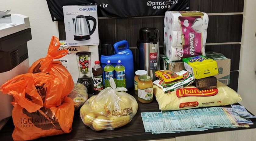 Homem furta R$ 10 mil de idoso, gasta parte do dinheiro, mas acaba preso pela PM