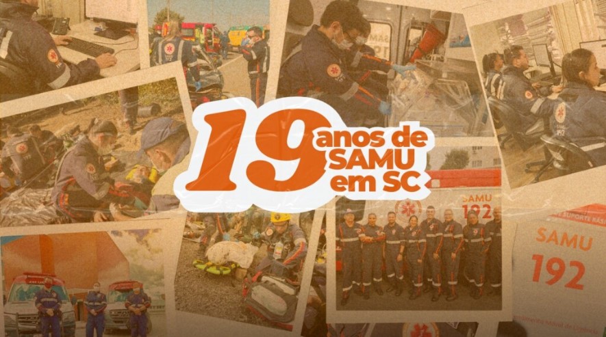 SAMU completa 19 anos de serviços e inovação no atendimento de emergências em Santa Catarina