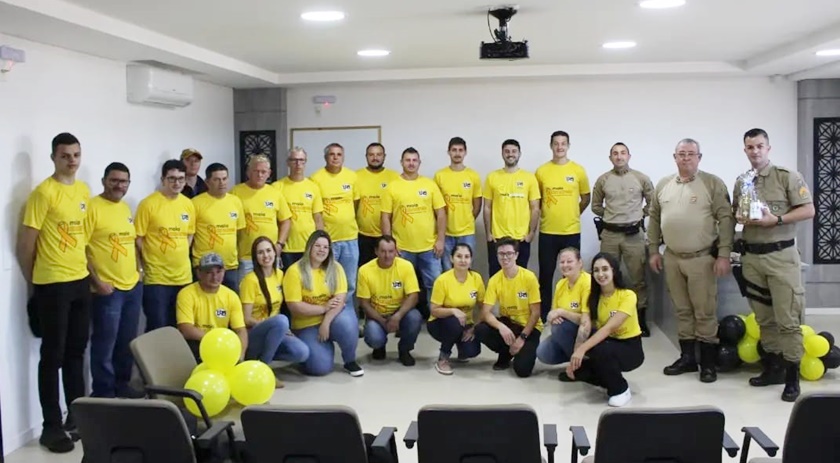 Polícia Militar realiza palestra referente ao Maio Amarelo