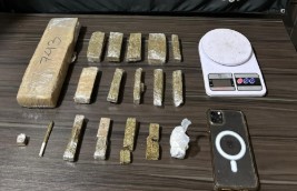 Polícia Militar apreende maconha e prende um suspeito por tráfico de drogas