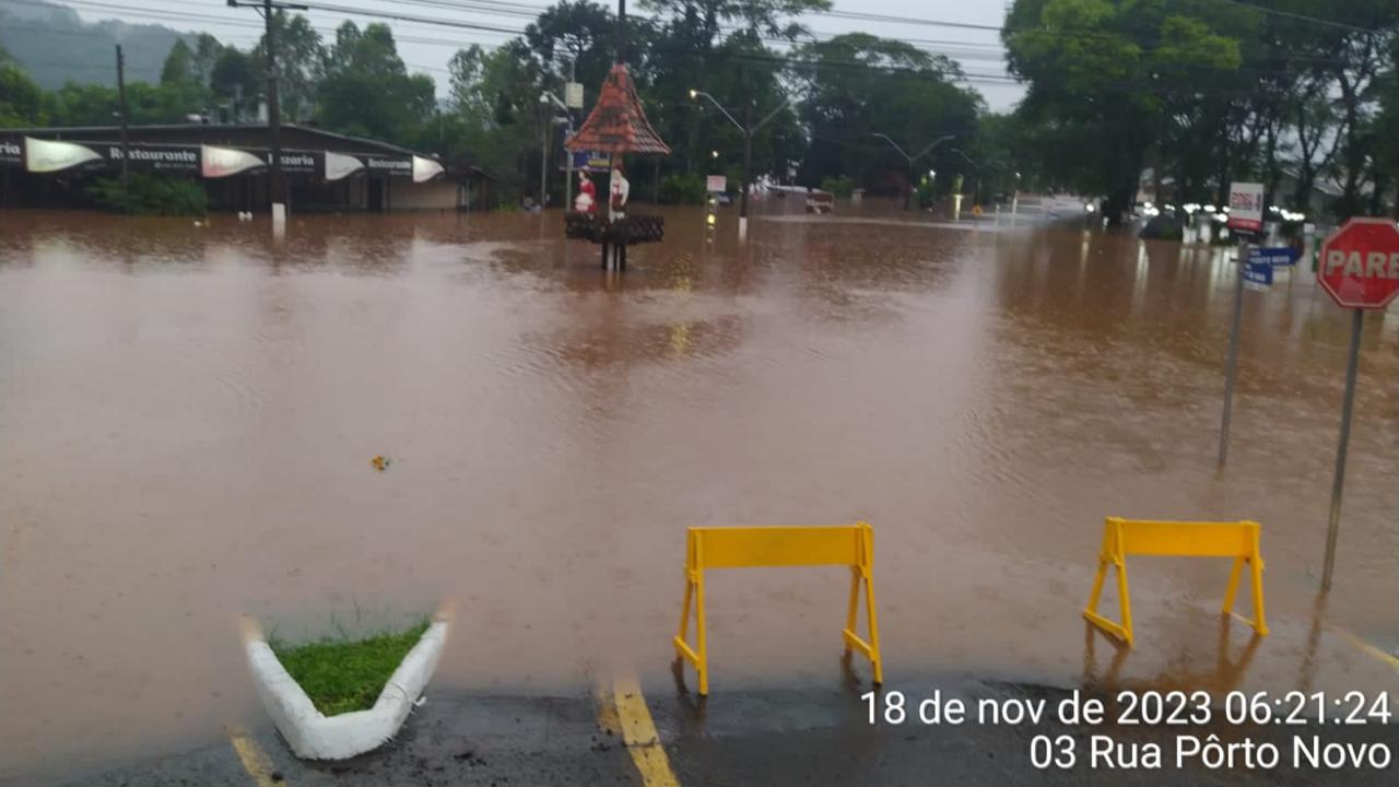 Nível do Rio Uruguai ultrapassa os 13 metros