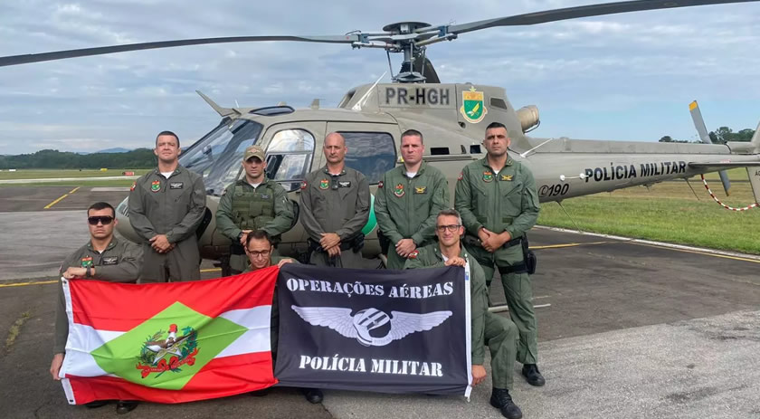 Santa Catarina envia equipes para auxiliar no enfrentamento