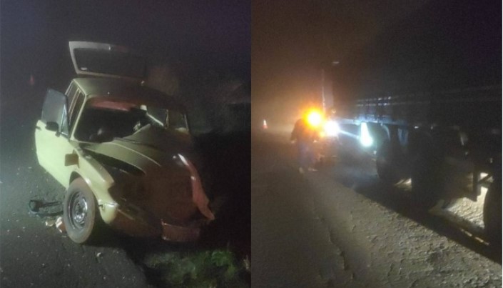 Homem fica ferido em colisão frontal entre Brasília e Carreta na SC-283