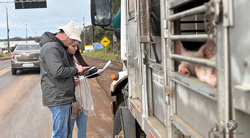 Cidasc realiza fiscalização sanitária