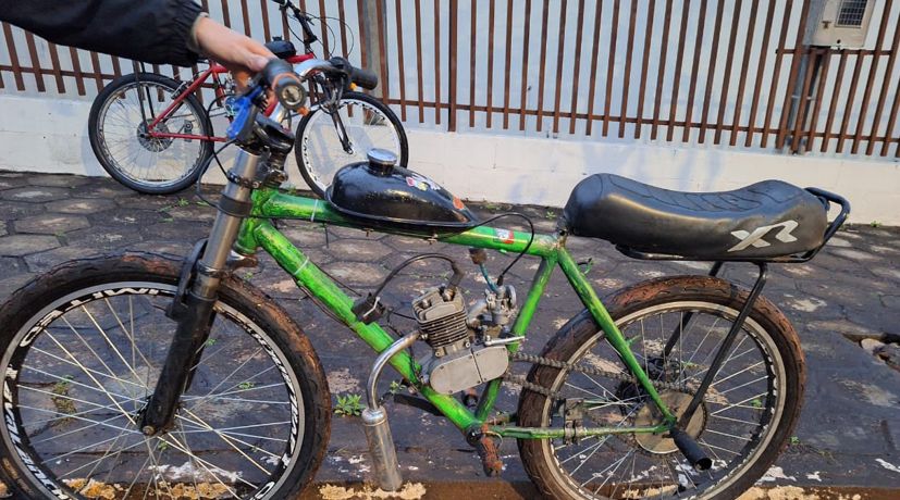 Bicicletas motorizadas ilegais são apreendidas