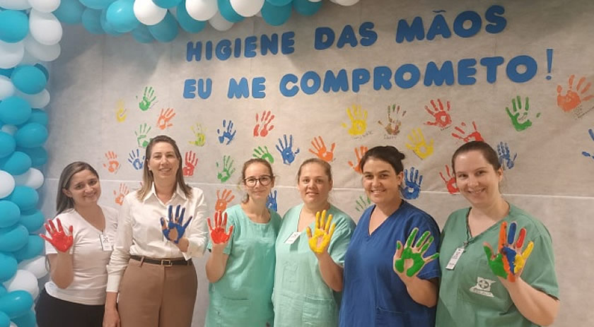 Hospital São José promove ação para prevenção de infecções no Dia Mundial da Higienização das Mãos